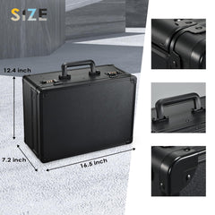 Yueieoun barber case sliding trays with eight slots for professionals.