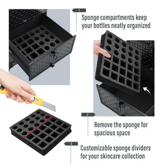 Yueieoun salon cart drawer organization highlights tidy tools and quick access