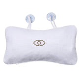 YUET bathtub pillow with soft mesh for comfortable head and neck support.