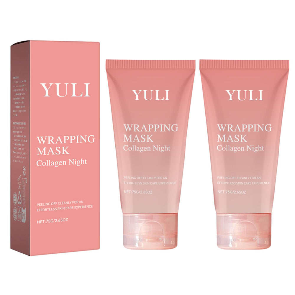 YULI collagen night-firming mask packaging for effortless overnight skincare