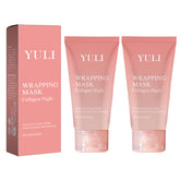 YULI collagen night-firming mask packaging for effortless overnight skincare