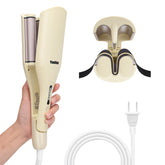 yumilux Waver barrel 1.42-inch close-up signaling deep U-shaped waves and natural texture