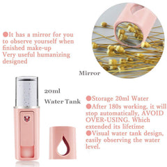 YUNYILAN 20ml visual water tank enables 8–12 mists per fill.