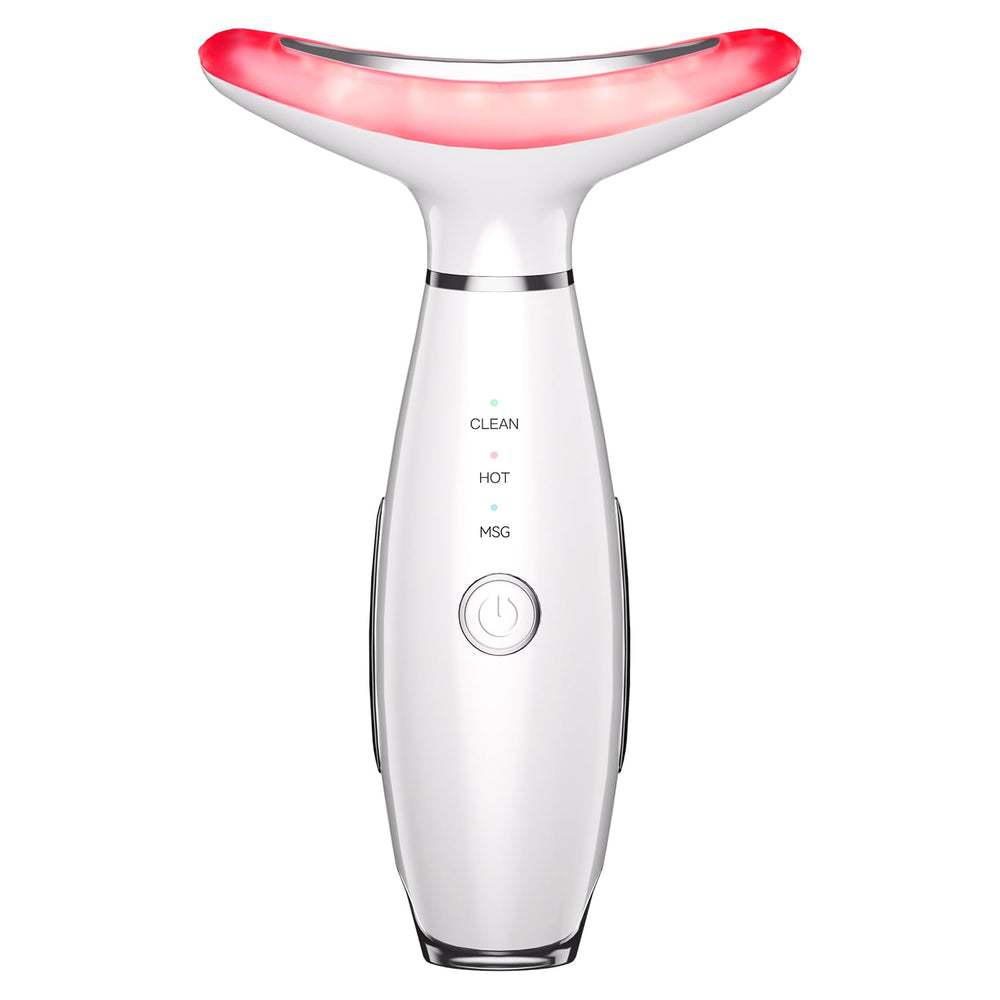 YUNRUO neck face massager with sensor rings for touch-activated sessions