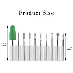 YUXIANLB brocas para retirada de cutícula rusa con control seguro.