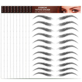 YUXIANLB eyebrow tattoo stickers pack shows realistic hair-like brows for quick daily enhancement.