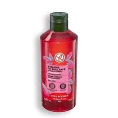 Yves Rocher Raspberry Shine Hair Vinegar bottle highlights refreshing shine for daily gloss