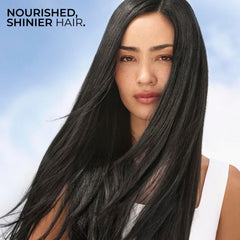 Yves Rocher Raspberry Shine vinegar final rinse scene shows smooth, light texture