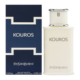 Yves Saint Laurent Kouros bottle for enduring daytime fragrance.