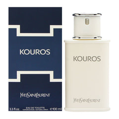Yves Saint Laurent Kouros bottle for enduring daytime fragrance.