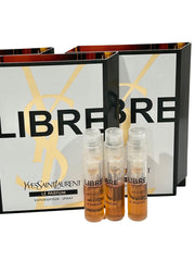 YSL Libre Le Parfum mini bottle closeup showcases craftsmanship and luxury in a portable vial.