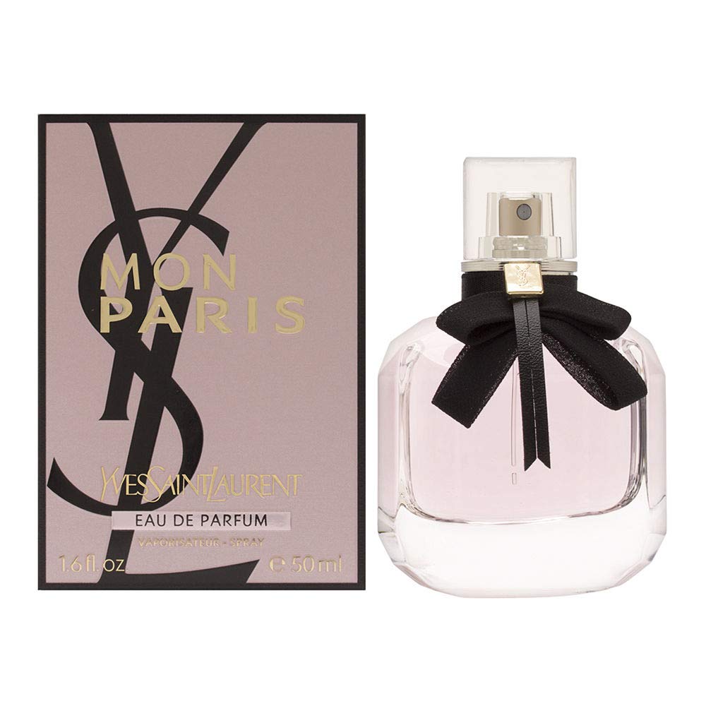 Yves Saint Laurent Mon Paris bottle—sleek design for an elegant everyday fragrance experience.