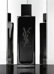Yves Saint Laurent Myslf cap close-up of premium packaging