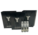 Yves Saint Laurent Y Men sample set of 3 vials for testing and travel.
