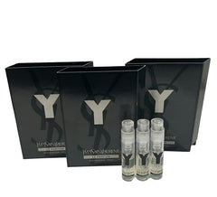 Yves Saint Laurent Y Men sample set of 3 vials for testing and travel.