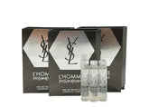 YSL Men L'Homme edt spray vial closeup for on-the-go fragrance