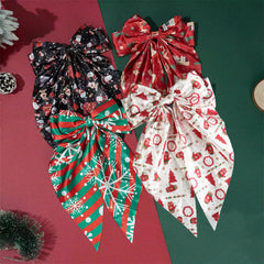 YWAOAIJD christmas satin bow clip featuring Santa for cute seasonal looks