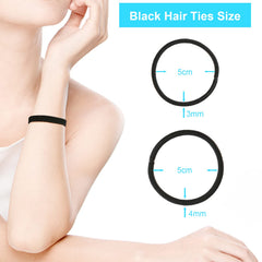 YXYL hair ties closeup-elastic-core shows premium nylon and natural rubber construction