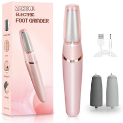 ZABOUL electric foot callus remover front view for at-home foot care convenience.