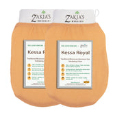 Zakia's Morocco Original Kessa exfoliating glove beige close-up for smoothing dry skin