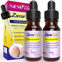 ZanaQuick extra-strength nail drops bottle for daily use and healthier-looking nails.