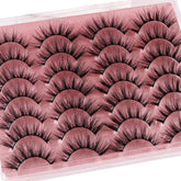 ZANLUFLY false eyelashes wispy natural look for everyday wear