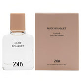 Zara Nude Bouquet bottle-front view shows elegant floral fragrance for daily wear