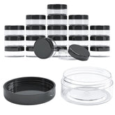 ZAVBE 5g plastic container close-up with lid for compact cosmetics storage.