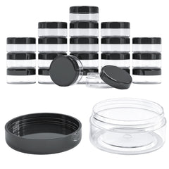 ZAVBE 5g plastic container close-up with lid for compact cosmetics storage.