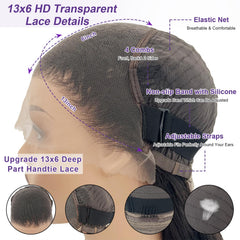 Zazumi pre-plucked natural hairline with baby hairs for realistic edge look.