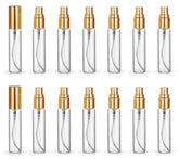 ZbFwmx 10ml bottle with gold cap for travel spray