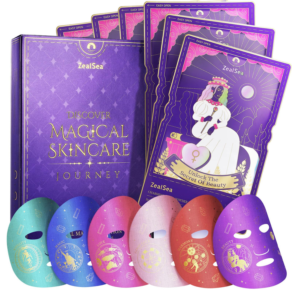 ZealSea face mask kit 6pack ready for at-home spa sessions and daily hydration.