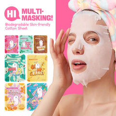 ZealSea mascarillas, mascarilla abriendo, experiencia suave para la piel.