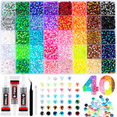 Zefy resin rhinestones 40 colors for vibrant craft accents