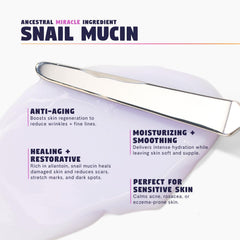 Zen Dew Moon Milk snail mucin moisturizer bottle pour for rapid hydration.