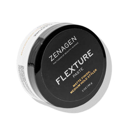 Zenagen Flexture Paste bottle with matte finish for versatile styling.