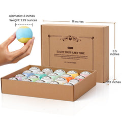 ZenBombs fragrance collection includes rainforest, chamomile, lavender for a soothing bath.
