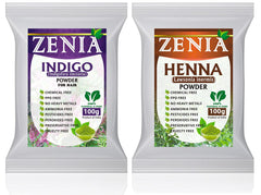 Zenia Henna powder 100g for natural hair color base and conditioning