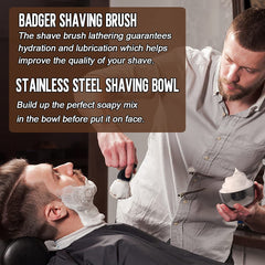 ZENNUTT shaving cream yields soothing, easy-to-apply care for a close shave.