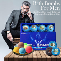 ZenseMe bath bomb coffee – energizing scent and skin-softening hydration.