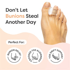 ZenToes firm gel toe separator with anti-slip design for stable daily wear.