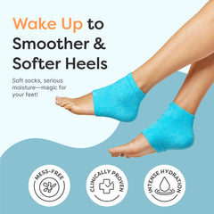 ZenToes gel-lined heel highlighting hydrohydration with oils for softening