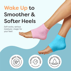 ZenToes moisturizing socks-open-toe-design for comfortable overnight wear.