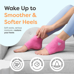 ZenToes Moisturizing Socks open-toe design for bed-time comfort