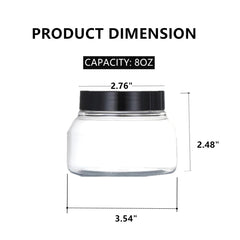 Zentriqlla screw-on black lids show secure seal for on-the-go storage.