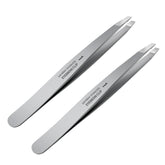 ZERNBER tweezers set close-up of slant tips optimized for precision.