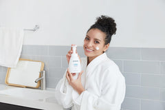 ZEROID Foaming Cleanser bottle pump highlights easy application and rich lather