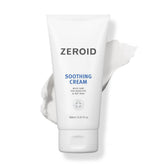 ZEROID soothing cream packaging front emphasizing gentle, calming skincare.