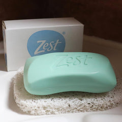 Zest Bar Soap gentle all-purpose cleansing demonstrates versatile use for hands, body, and shower.