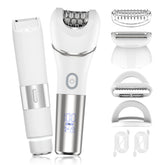 Zesuti epilator dual-head closeup for precise hair removal on skin